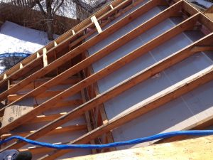 Christopher Cove project structural roof framing