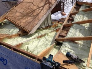 Christopher Cove project roofing progress