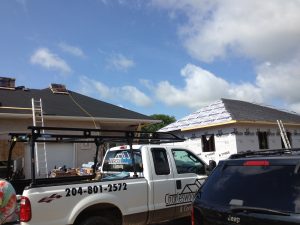 St. Andrews re-roof project in progress
